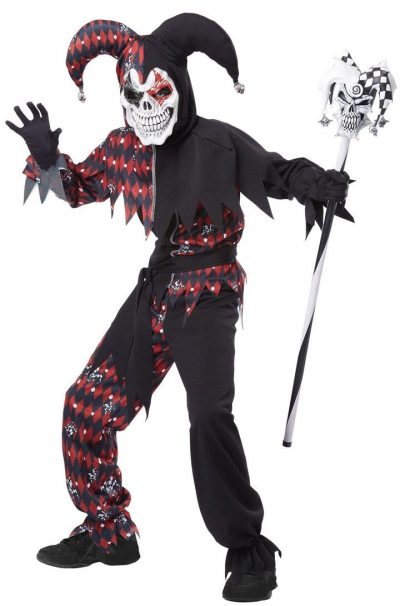 Sinister Jester Child Costume
