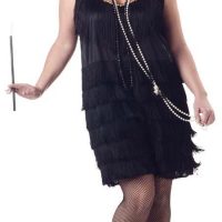 Flapper Fashion Adult Plus Costume