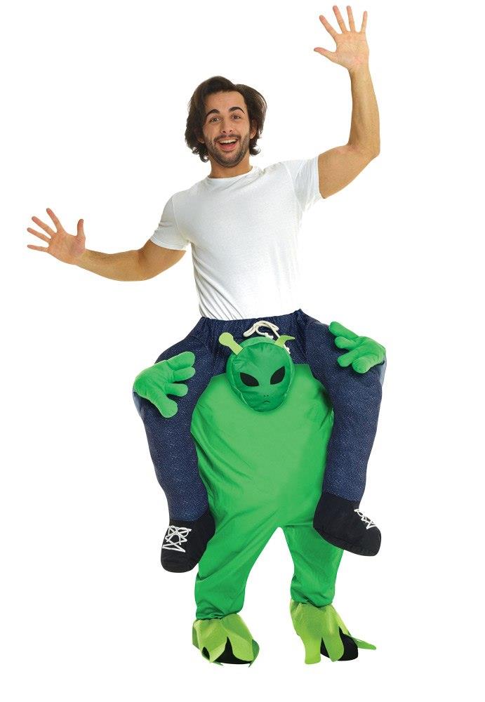 Alien Piggyback Adult Costume - FancyDressHire.com.au