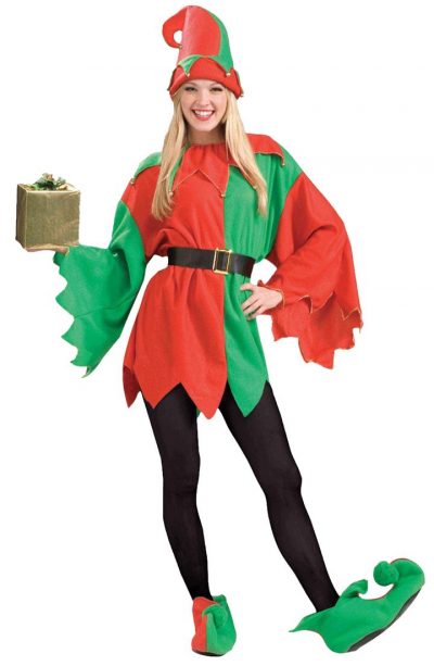 Santa's Helper Elf Adult Costume
