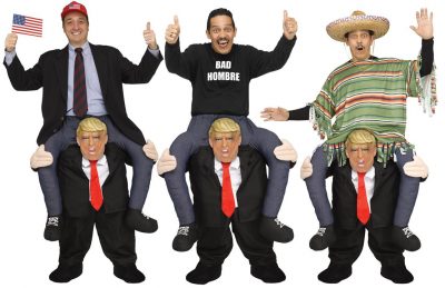 Donald Trump Carry Me President Piggyback Adult Costume