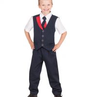 Qantas Male Cabin Crew Uniform Child Costume