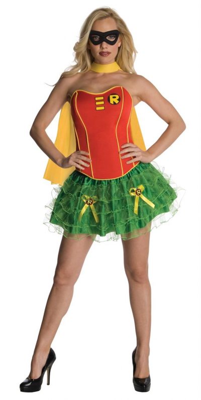 DC Comics Secret Wishes Robin Corset Adult Costume