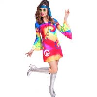 Free Spirit Hippie Woman Adult Costume