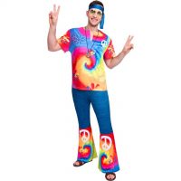 Free Spirit Hippie Man Adult Costume
