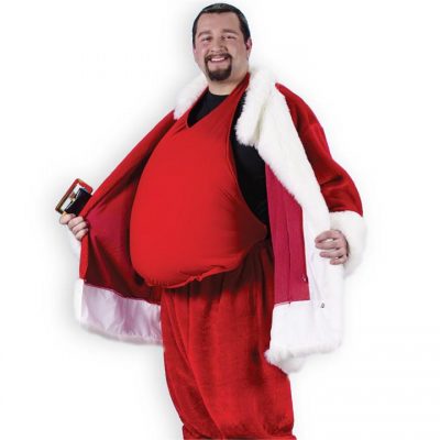 Deluxe Santa Claus Belly Stuffer Adult Costume Accessory