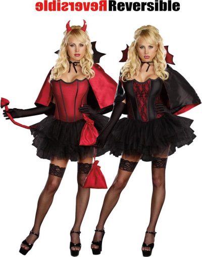 Devil's Night With Bite Reversible Adult Costume
